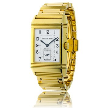 Handgefertigtes Uhren-Armband in Gelbgold. Auf Kundenwunsch angefertigt, passend zur Armbanduhr Reverso von Jaeger LeCoultre. Goldschmiede OBSESSION Zürich und Wetzikon