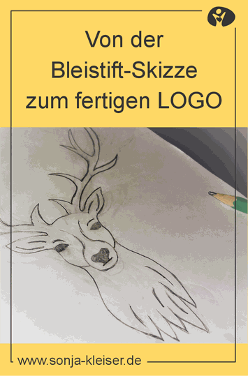 Von der Bleistiftskizze zum fertigen Logo - Sonja Kleiser