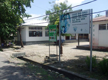 L'ingresso del Centro di Salute