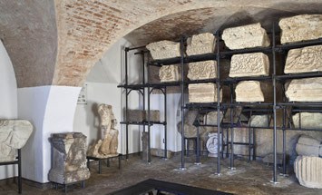 Blick in die Kellerausstellung