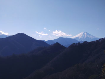 左の三角が九鬼山