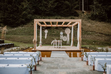 Günter Standl & Aileen Melucci, der Hochzeitspavillon im LA SOA