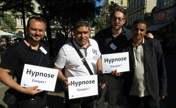 Quelques Hypnotiseurs de rue à Montpellier