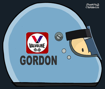 Gordon Johncock by Muneta & Cerracín