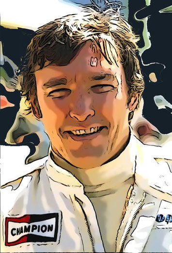 Johnny Rutherford by Muneta & Cerracín