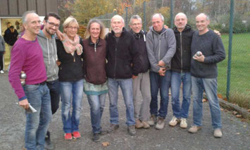 v.l. : Knut (C), Benni, Ute, Antje, Helmut , Martin, Mosche, Erhard, Jacques