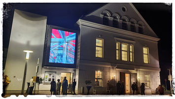 Theater Putbus bei Nacht