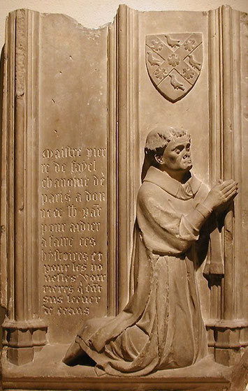 Pierre de Fayel, chanoine de Paris (mort en 1344) - Jean Ravy (XIVe) - Musée du Louvre - Aile Richelieu - Rez-de-chaussée