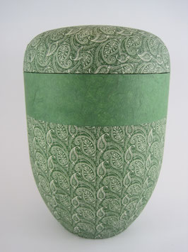 Urne: Paisleymuster in grün
