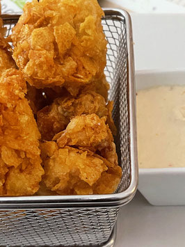 Curso de cocina - POLLO kfc CRUJIENTE + salsa queso - en español, inglés o francés