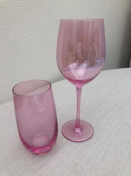 Glas Pink Wein