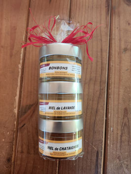 Tube 2x 140 gr de miel et 1x 80g bonbon