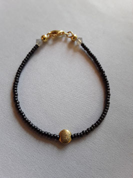 Armband Miyuki Perlen Schwarz