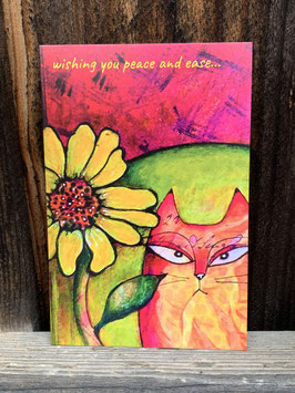 Cat and Flower - Postcards