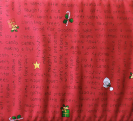 Holly Jolly Christmas, Red, Windham 07016550619