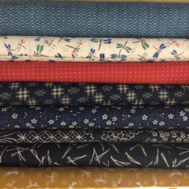 Fat Quarter Japanische Webstoffe 45x55 cm