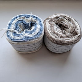 "Naturverbunden" Strickpaket Leuchtturm-Tuch 3-fädig 750m -SALE-