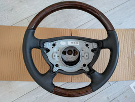 Neues original Mercedes Benz Wurzelholz Leder Lenkrad W211 A2114600303 9C29