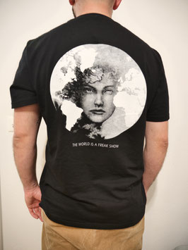 T-SHIRT THE WORLD IS A FREAK SHOW BLACK
