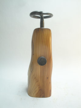 Pfeffermühle Eibe mit handgeschmiedeter Kurbel