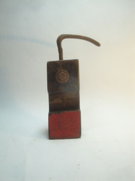 Pfeffermühle alte Fassdaube mit "Antik" - Kurbel
