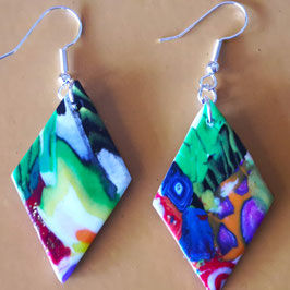 FBO147. Boucles d'oreilles loza