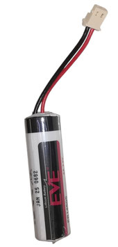 Pila EVE  AA  ER14505 con connettore compatibile allarmi CSI