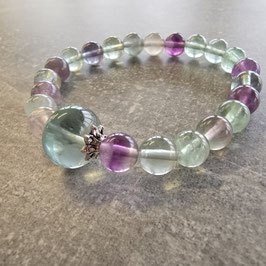 Regenbogen Fluorit Armband
