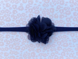 Newborn haarbandje navy blossom