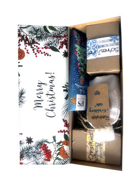 Weihnachtskarton Schnee