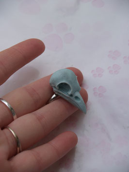 Bague Blue Raven Skull