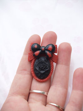 Bague Red Flower