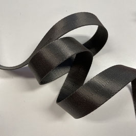 Gurtband schwarz / 2,5cm breit