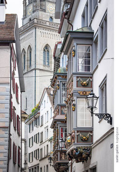 postkarte sankt gallen kugelgasse