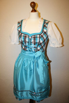 Kinderdirndl türkis