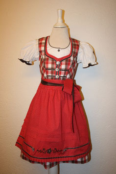 Kinderdirndl rotbraun