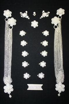 Silberfiligranschmuck mit Blämpel (Si88)