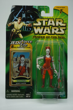 Star Wars Power of the Jedi    "Aurra Sing"  Hasbro 2000   Art.0092