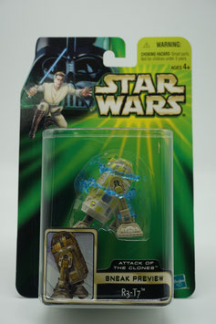 Star Wars  Attack of the Clones  Sneak Preview  "R3-T7"  Hasbro 2002   Art.0118