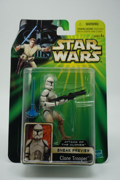 Star Wars  Attack of the Clones  Sneak Preview  "Clone Trooper"  Hasbro 2002   Art.0116