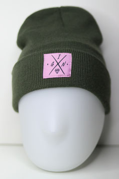 Beanie green Flieder