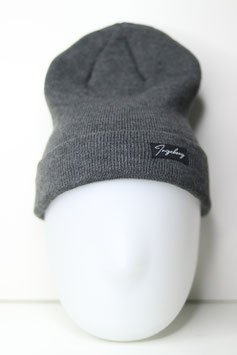 Beanie Uni grau