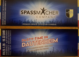 Doppelkarte Party-Time in Dautenheim am 23.01.2026