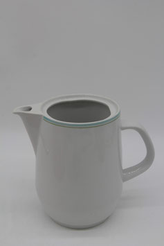 VEB Gehren DDR Porzellankanne groß Teekanne schlicht 60er Jahre Mid Century Vase