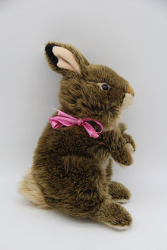 Teddy-Hermann Kaninchen Hase braun beige sitzend Osterhase Plüschtier Kuscheltier