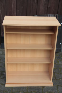 schlichtes Holzregal Bücherregal Schuhregal Lagerregal Ahorn 88cm hoch