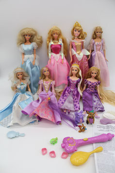 Barbie Mattel Cinderella Dornröschen Rapunzel Prinzessin 90er