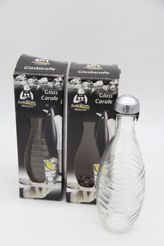 Sodastream Glaskaraffe inkl. Deckel Champagner Verschluss Penguin