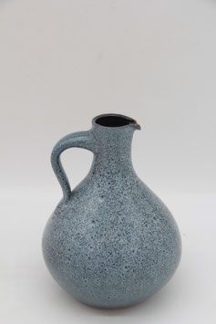 DDR Töpferhof Römhild Krug Henkel Keramikvase Studio Keramik blau 60er 70er