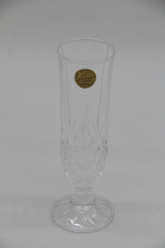 kleine Kristall Vase von Cristal d'Arques Kristallglas mit Fuß